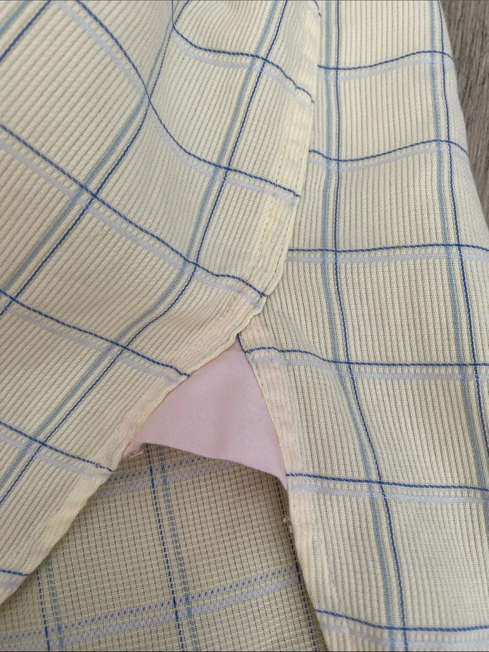 Thomas Pink Superfine Two Fold Cotton Window Pane French Cuff Dress Shirt 16 36